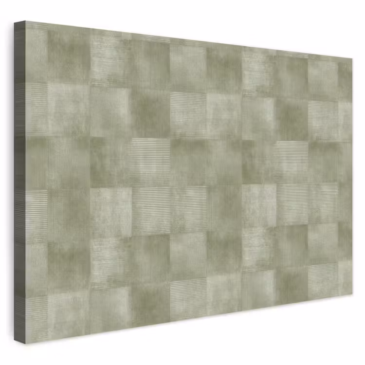Buiten canvas - Vlakken - Rustiek - Groen — 1