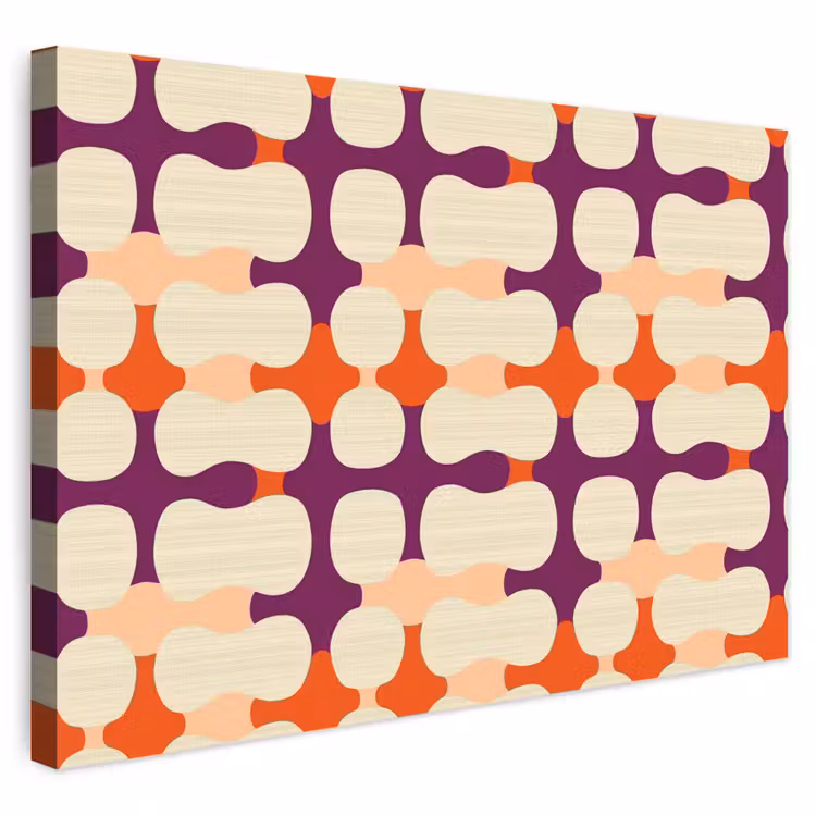 Buiten canvas - Modern - Patroon - Kleurrijk — 1