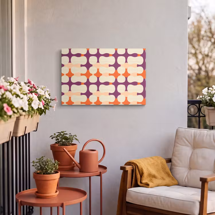 Buiten canvas - Modern - Patroon - Kleurrijk — 4
