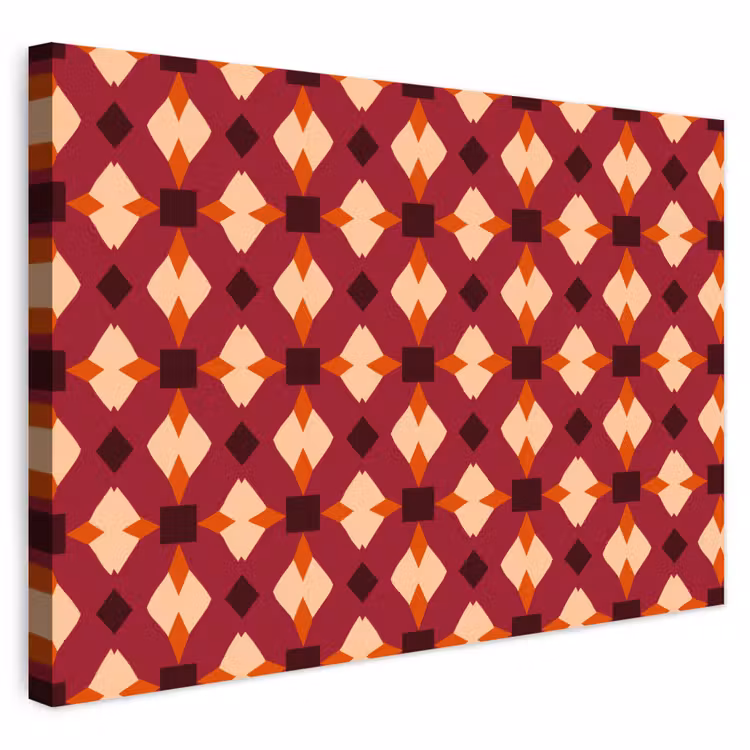 Buiten canvas - Retro - Patroon - Kleurrijk — 1