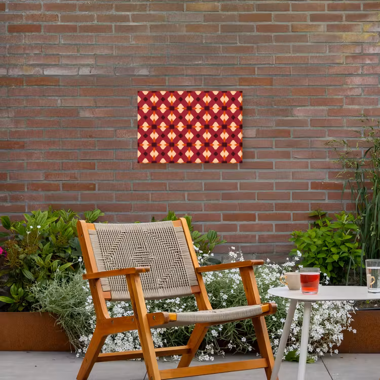 Buiten canvas - Retro - Patroon - Kleurrijk — 2