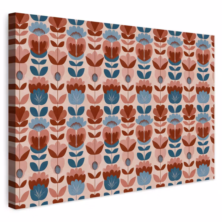 Buiten canvas - Vintage - Motief - Kleurrijk — 1