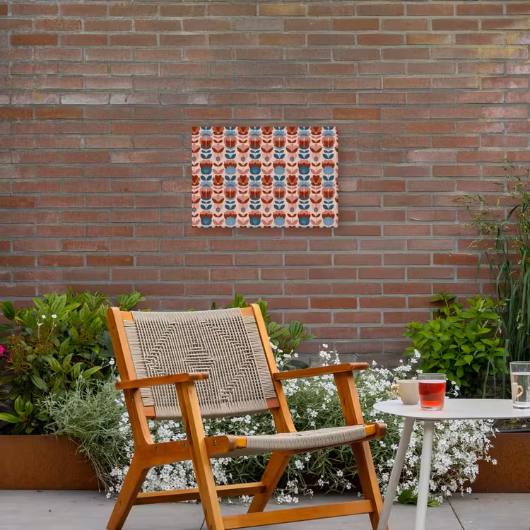 Buiten canvas - Vintage - Motief - Kleurrijk — 2