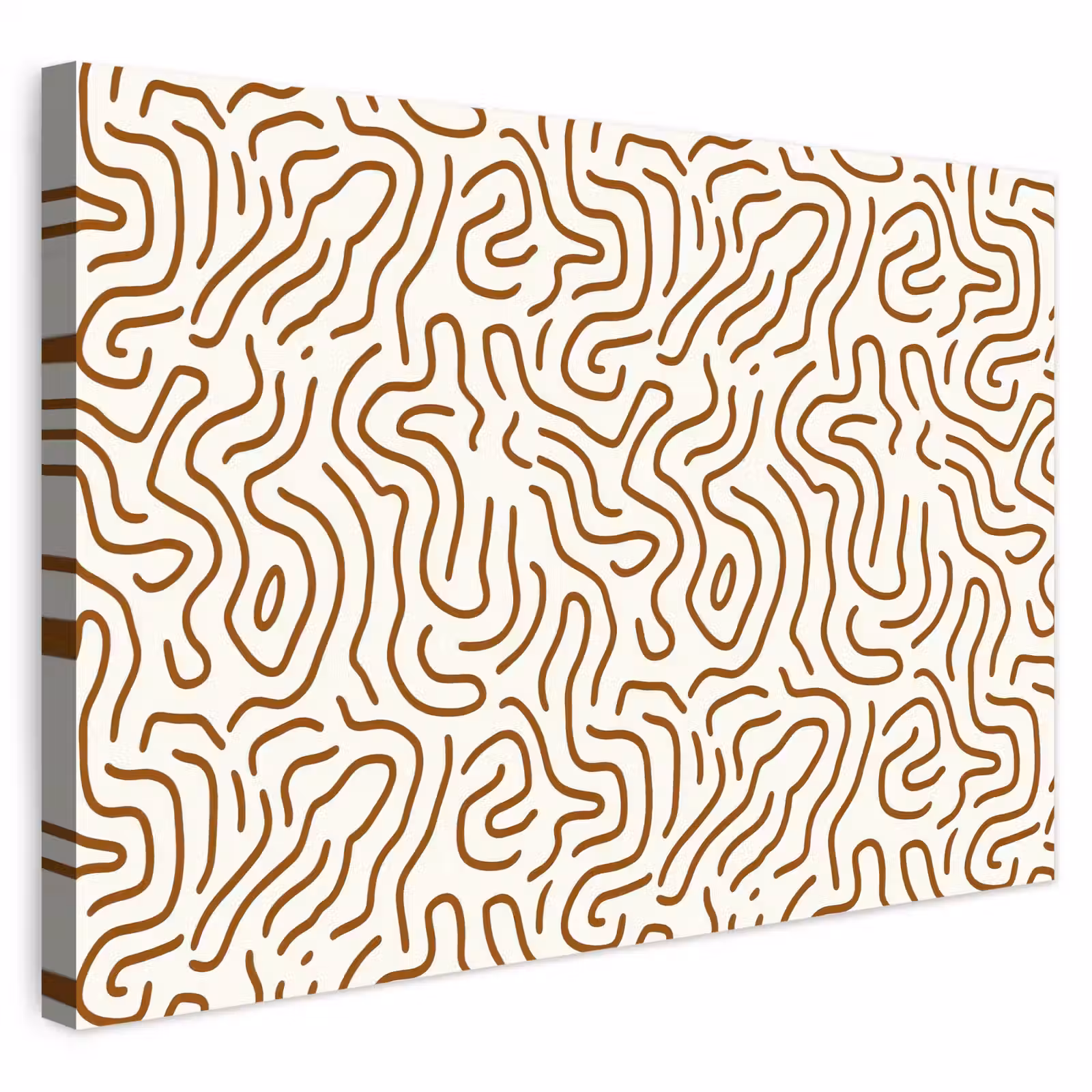 Buiten canvas - Minimalistisch - Patroon - Terracotta — 1