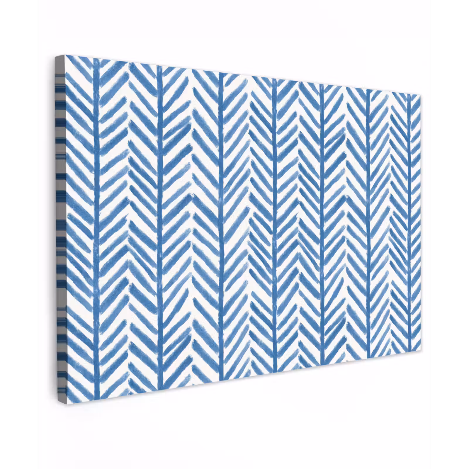 Buiten canvas - Patroon - Streep - Blauw — 1