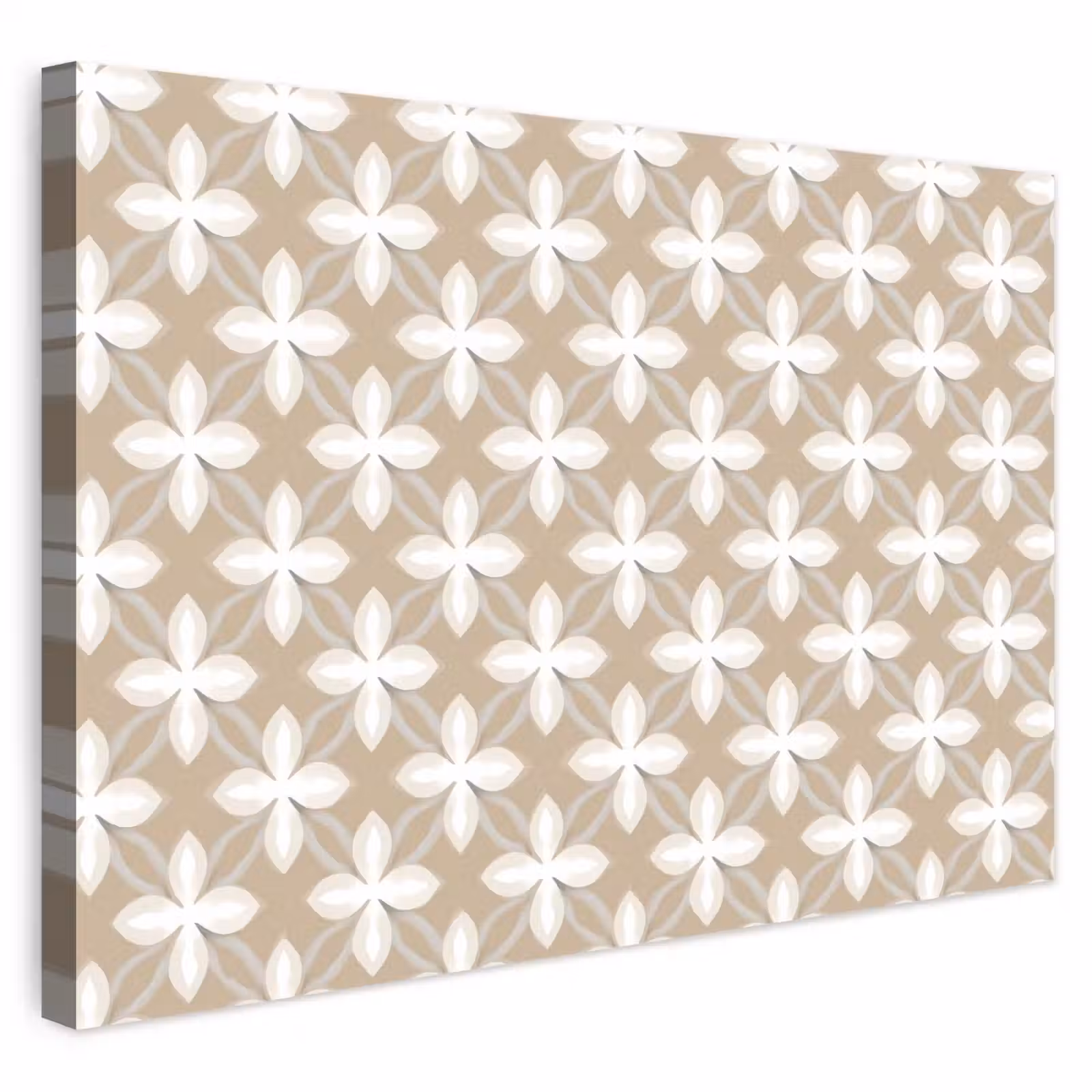 Buiten canvas - Patroon - Symmetrisch - Beige — 1