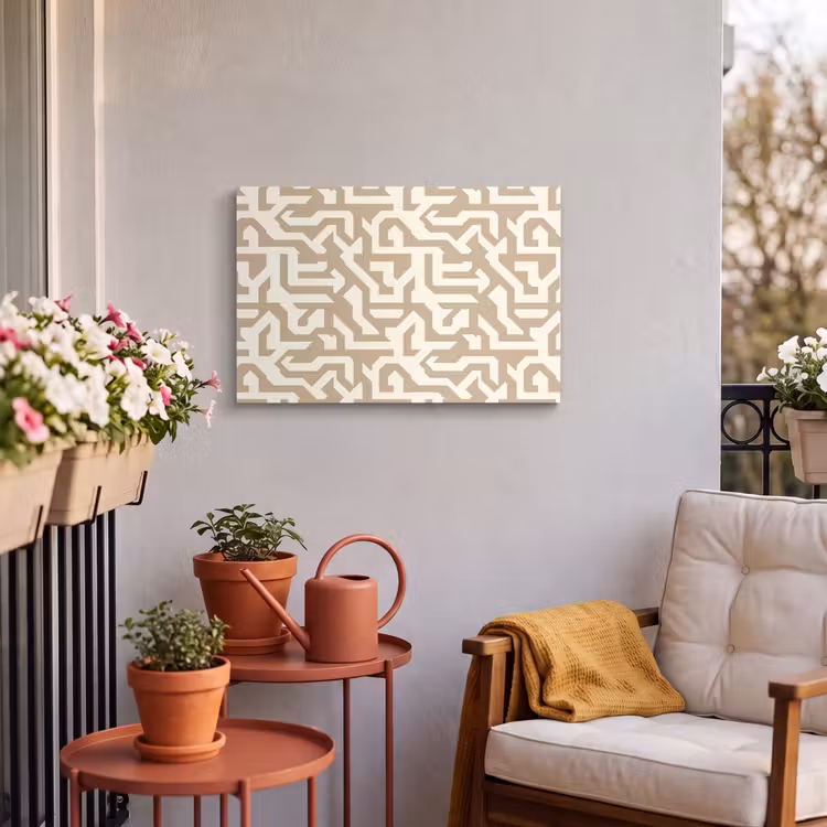 Buiten canvas - Modern - Abstract - Beige — 4