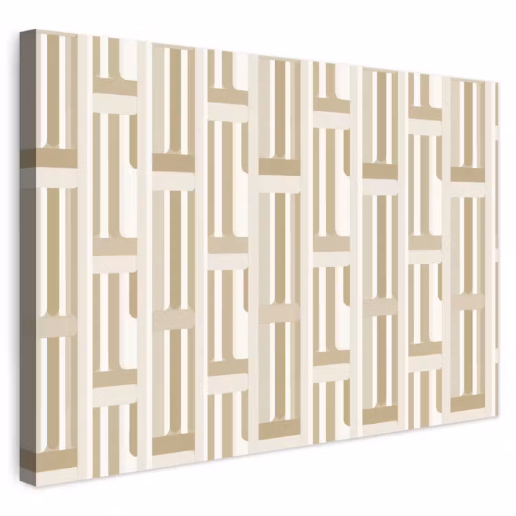 Buiten canvas - Modern - Geometrisch - Beige — 1