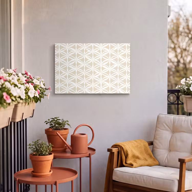 Buiten canvas - Motief - Modern - Beige — 4