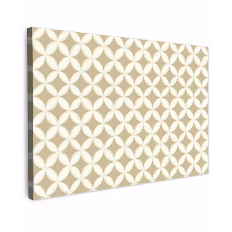 Buiten canvas - Symmetrisch - Motief - Beige — 1