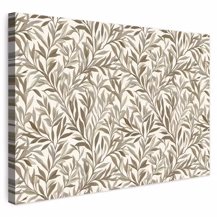 Buiten canvas - Takken - Botanisch - Taupe — 1