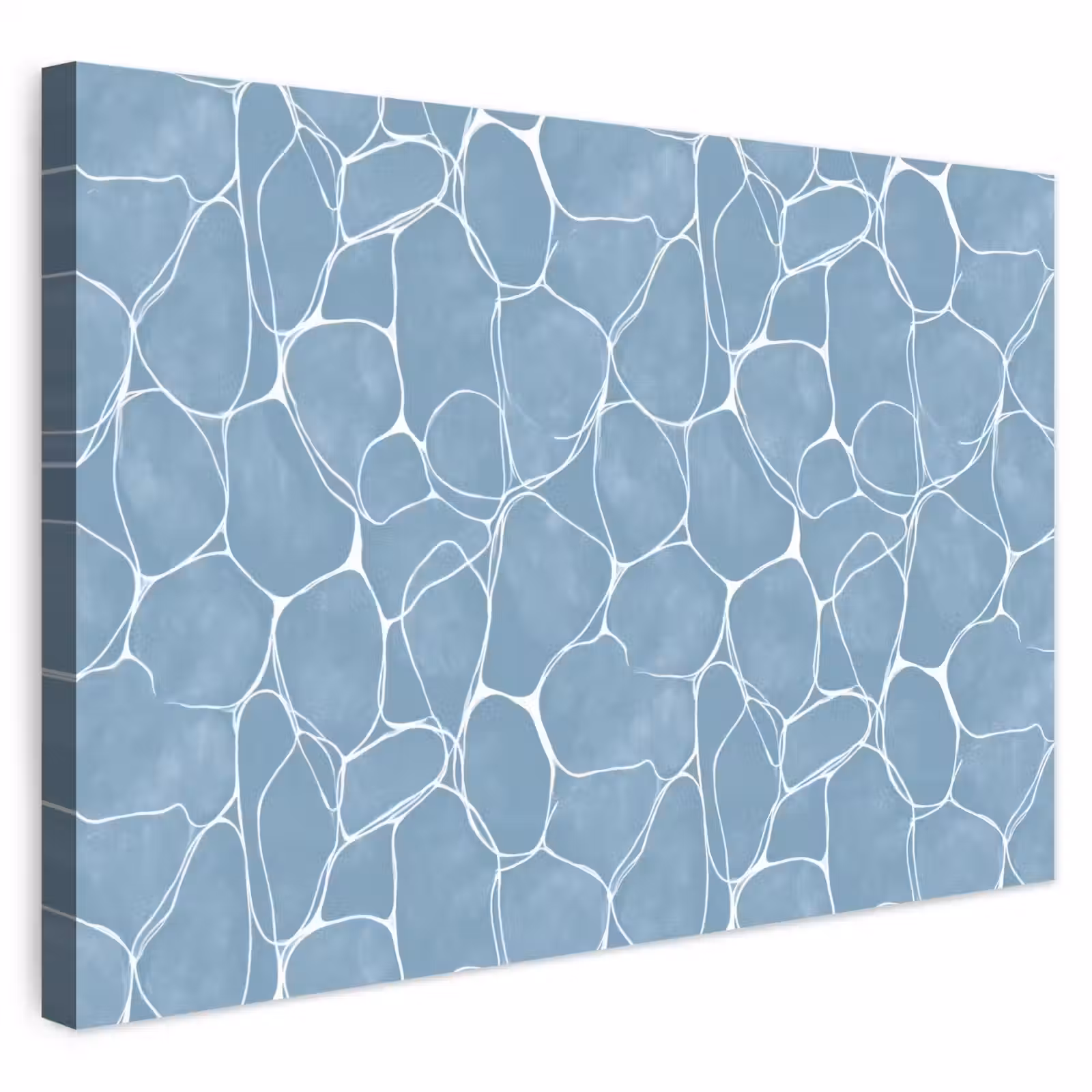 Buiten canvas - Organisch - Patroon - Blauw — 1