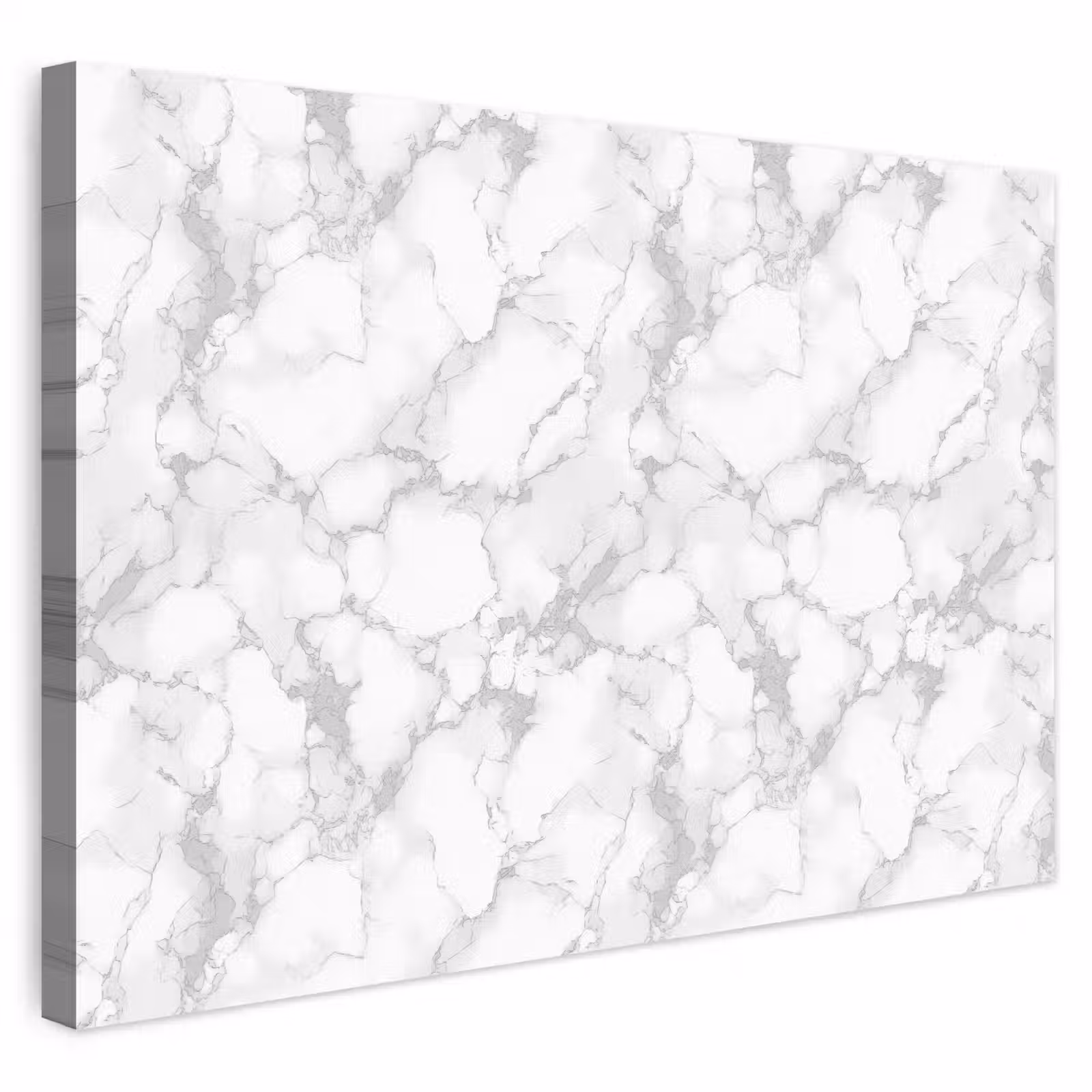 Buiten canvas - Wit - Marmer - Grijs — 1