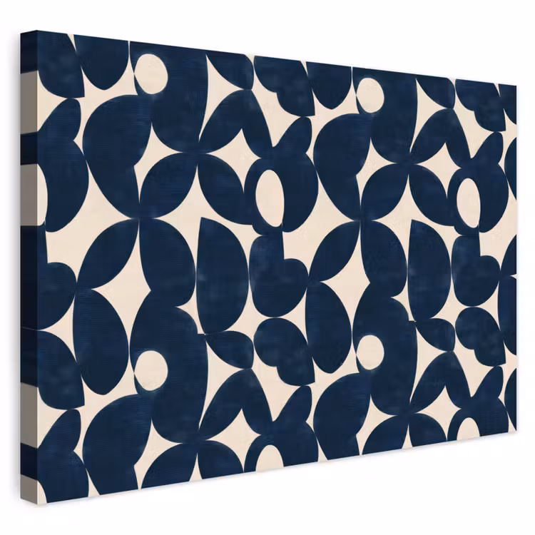 Buiten canvas - Modern - Geometrisch - Blauw — 1
