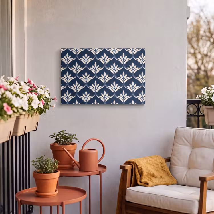 Buiten canvas - Modern - Ontwerp - Blauw — 4