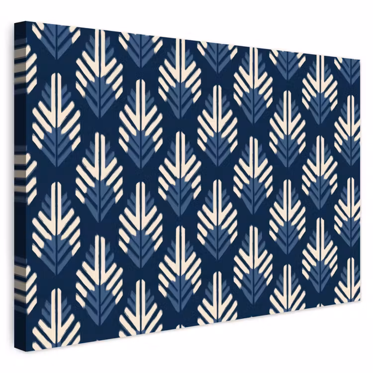Buiten canvas - Modern - Patroon - Blauw — 1