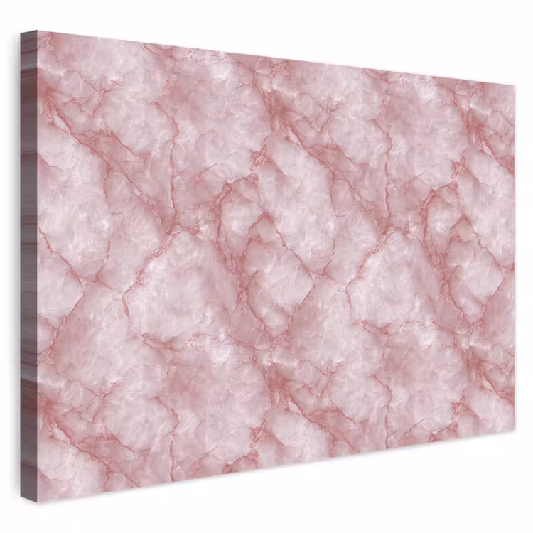 Buiten canvas - Roze - Kwartsmarmer - Aders — 1
