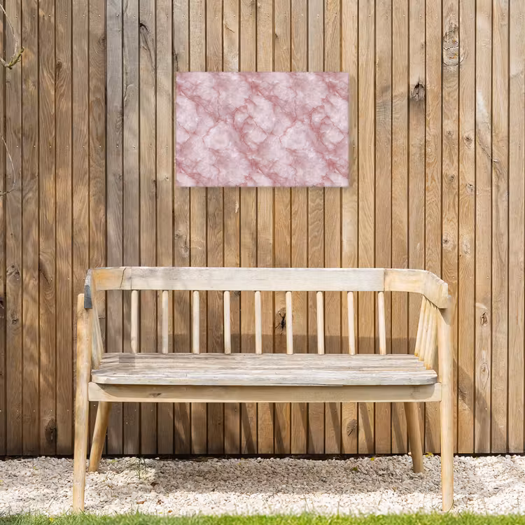 Buiten canvas - Roze - Kwartsmarmer - Aders — 3