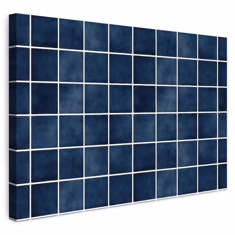 Buiten canvas - Tegel - Modern - Blauw — 1