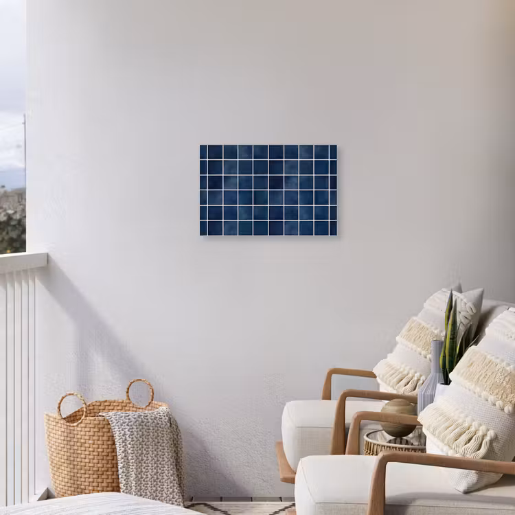Buiten canvas - Tegel - Modern - Blauw — 4