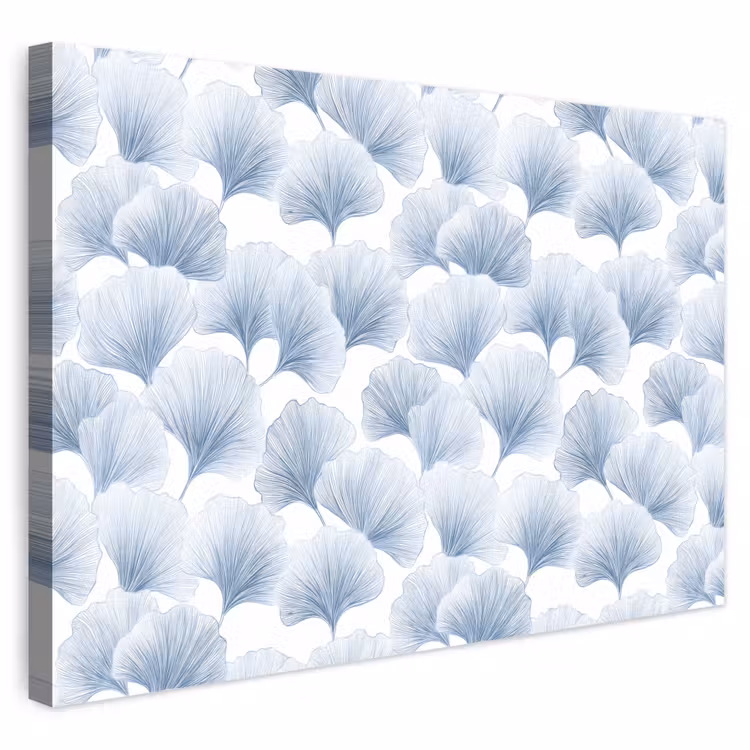 Buiten canvas - Waaier - Modern - Blauw — 1