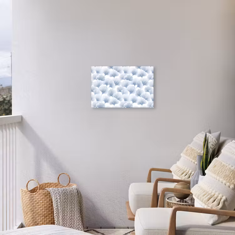 Buiten canvas - Waaier - Modern - Blauw — 4