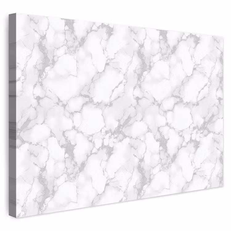 Buiten canvas - Wit - Marmer - Grijs — 1