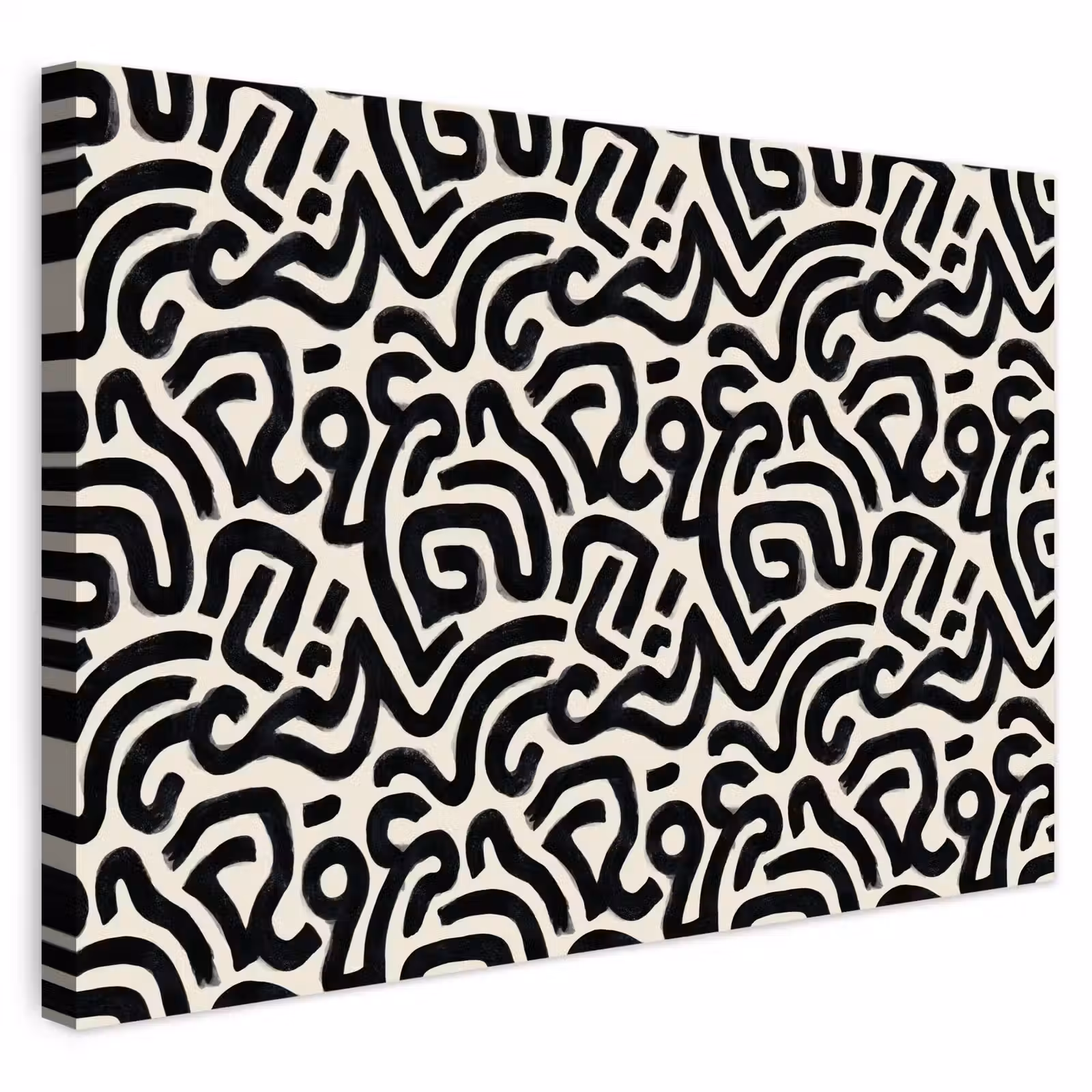 Buiten canvas - Modern - Abstract - Zwart — 1