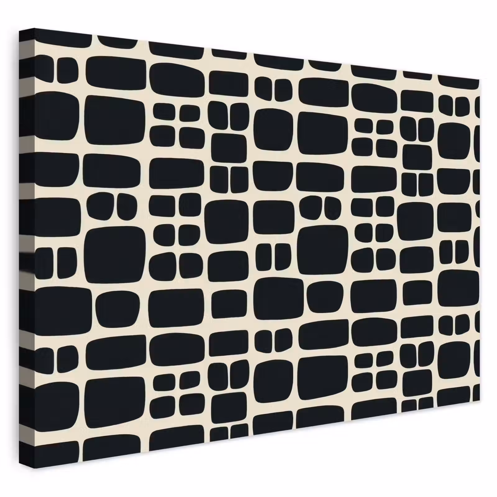 Buiten canvas - Modern - Organisch - Zwart — 1