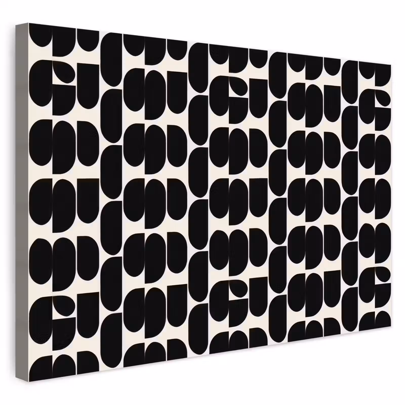 Buiten canvas - Modern - Patroon - Zwart — 1