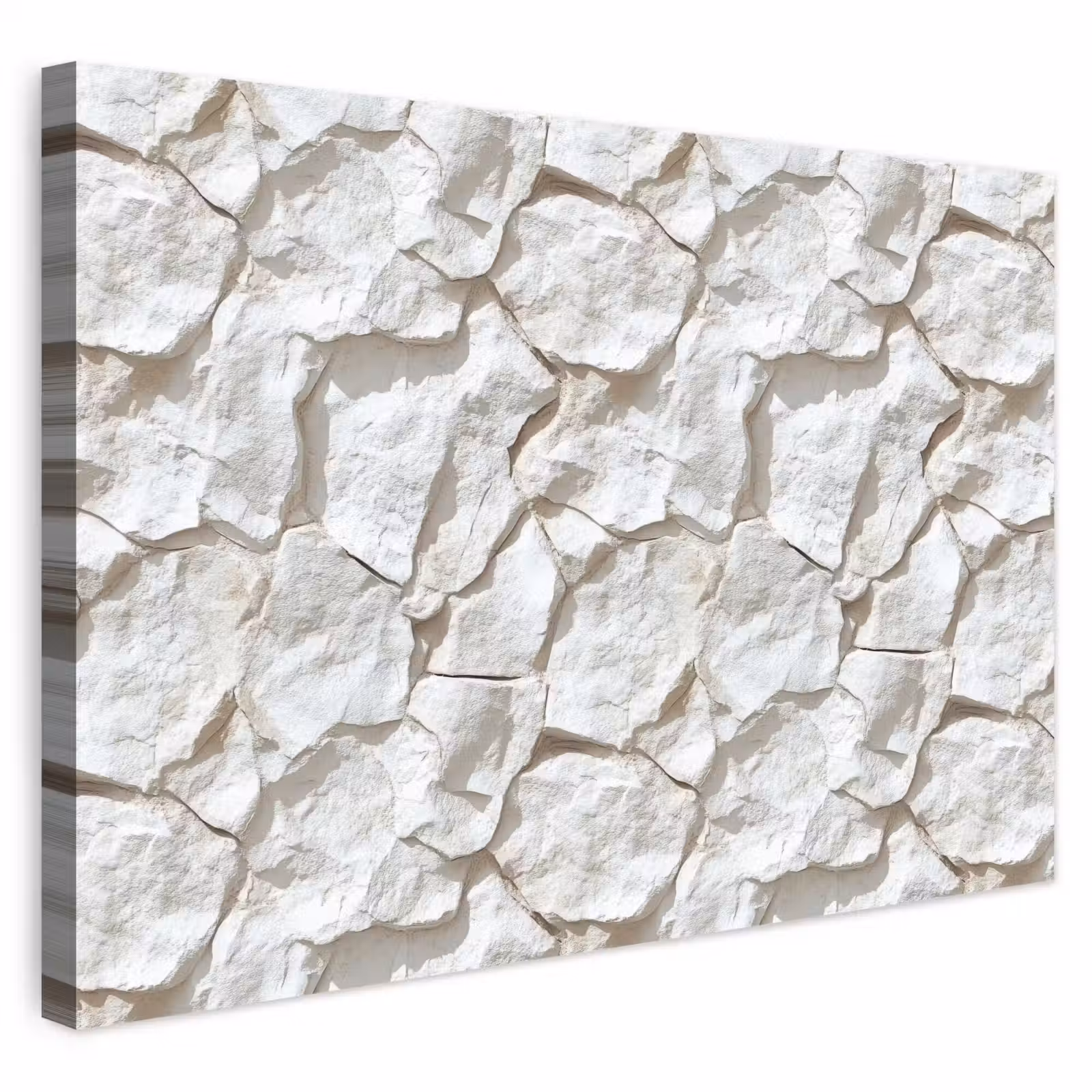 Buiten canvas - Structuur - Rots - Wit — 1