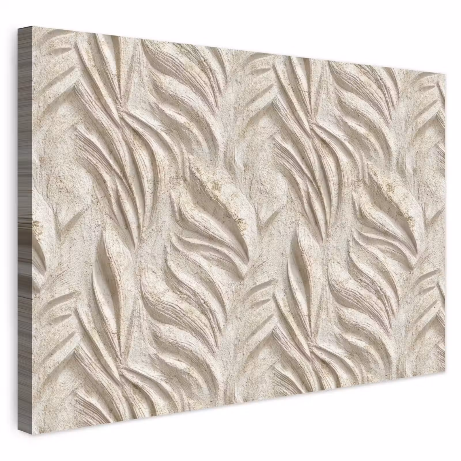 Buiten canvas - Textuur - Reliëf - Beige — 1
