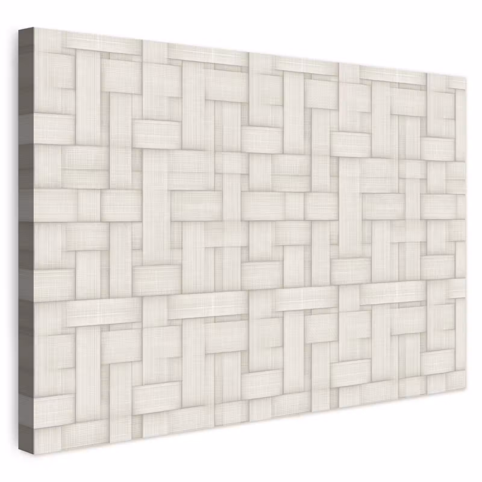 Buiten canvas - Vlechtwerk - Banen - Beige — 1