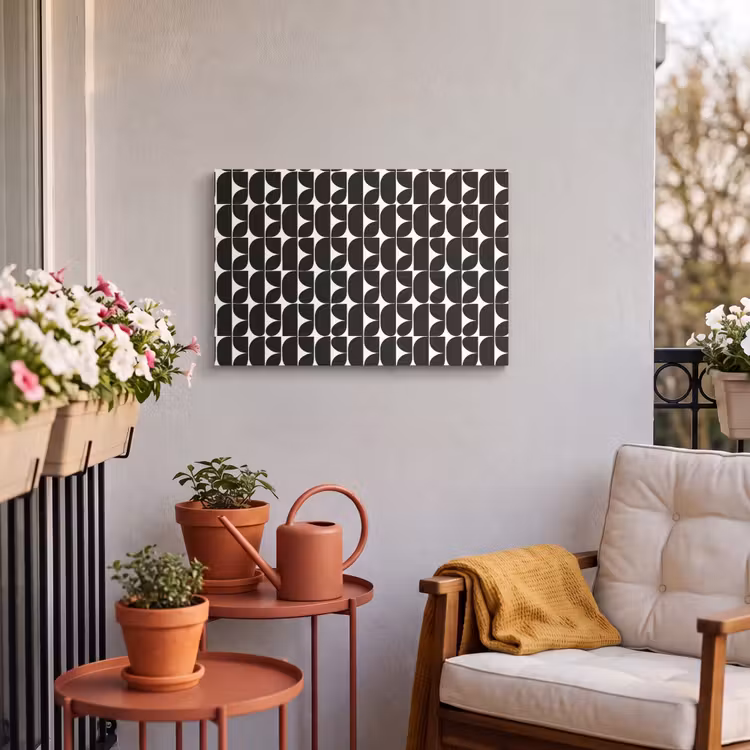 Buiten canvas - Modern - Geometrisch - Zwart — 4