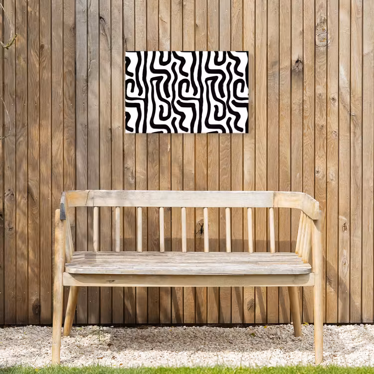 Buiten canvas - Modern - Lijnen - Zwart — 3