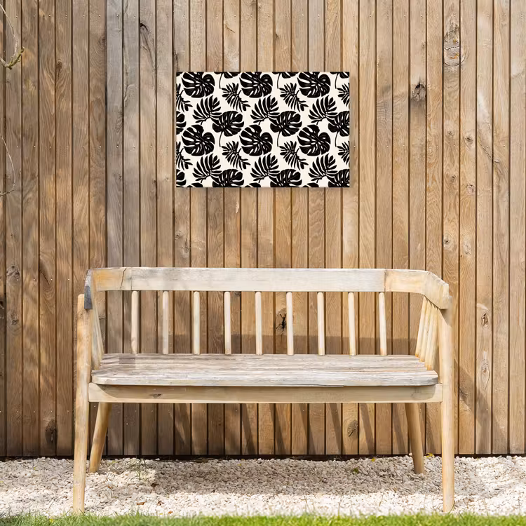 Buiten canvas - Modern - Monstera - Zwart — 3