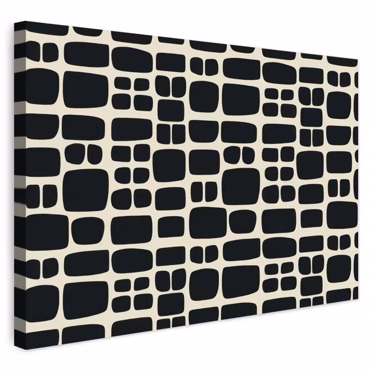 Buiten canvas - Modern - Organisch - Zwart — 1