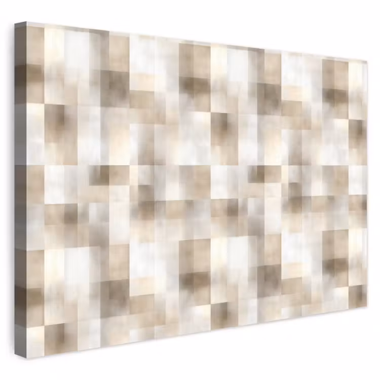 Buiten canvas - Textuur - Linnen - Beige — 1