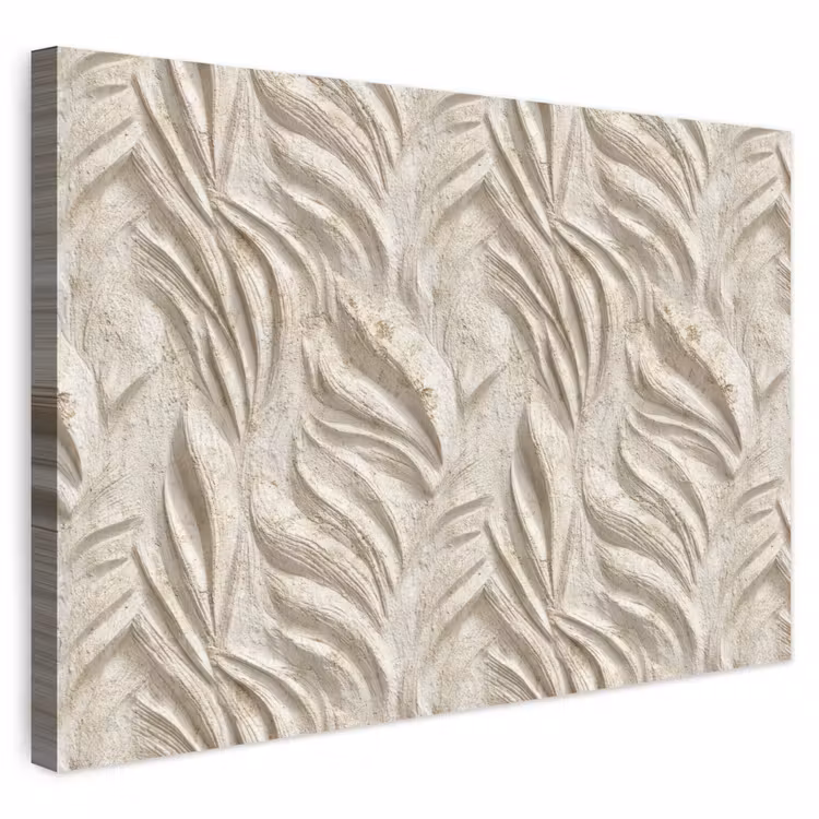 Buiten canvas - Textuur - Reliëf - Beige — 1