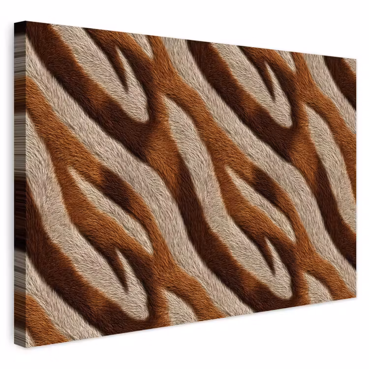 Buiten canvas - Zebra - Bruin - Patroon — 1