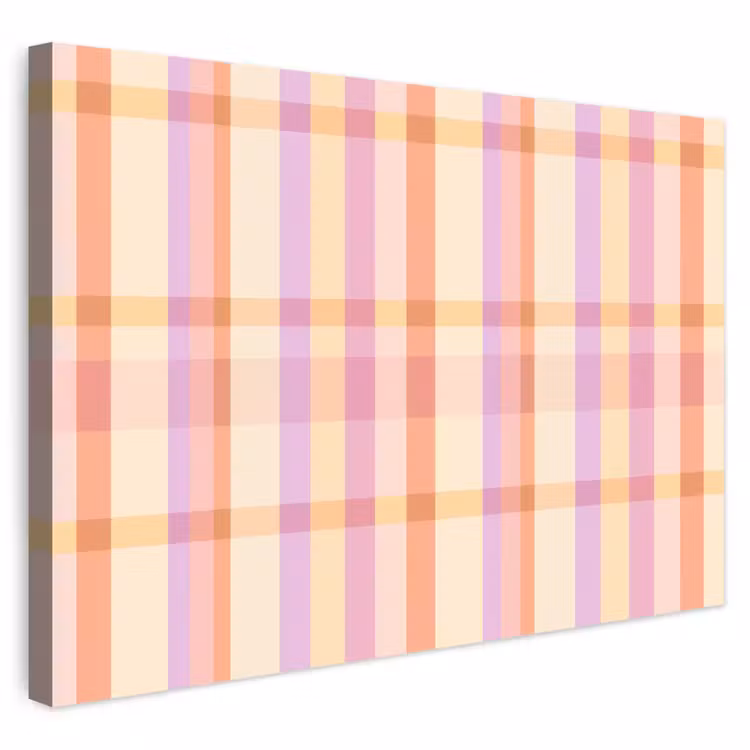 Buiten canvas - Pastel - uitpatroon - Geometrisch — 1