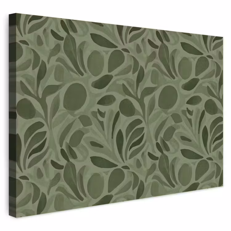 Buiten canvas - Sereen - Bladeren - Groen — 1