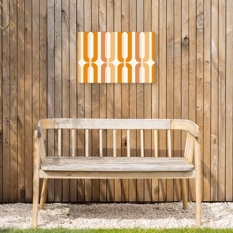 Buiten canvas - U-vorm - Retro - Oranje — 3