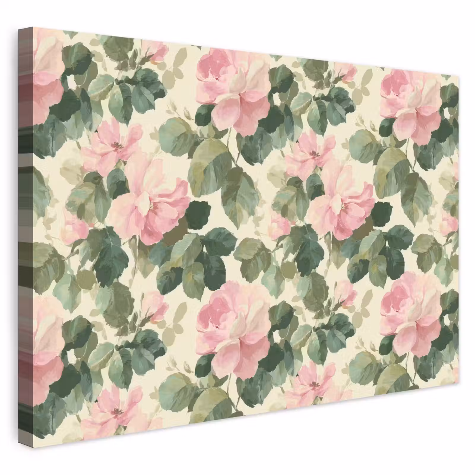 Buiten canvas - Rozen - Botanisch - Roze — 1