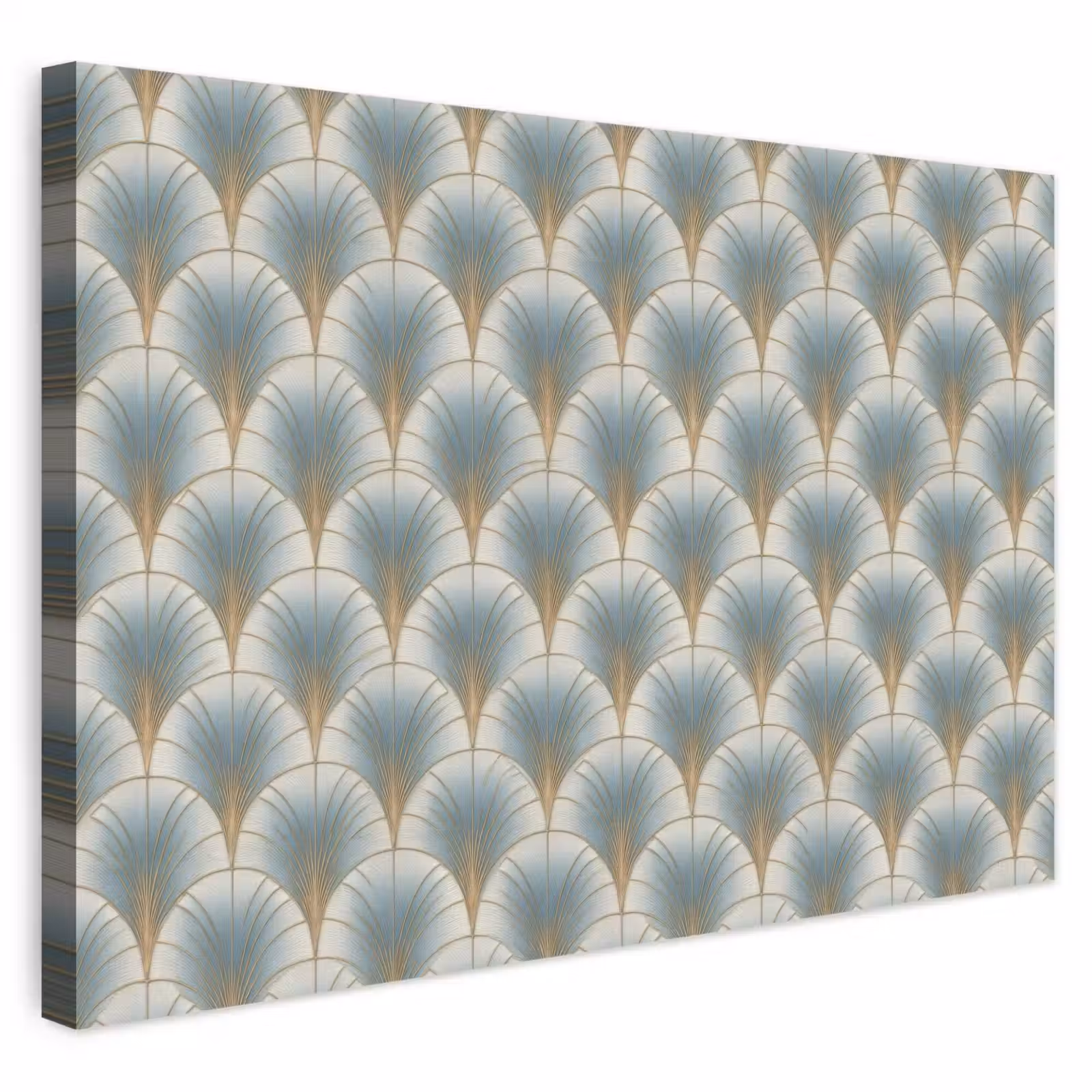 Buiten canvas - Waaier - Klassiek - Blauw — 1