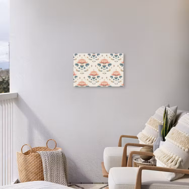 Buiten canvas - Lotus - Bloemen - Roze — 4