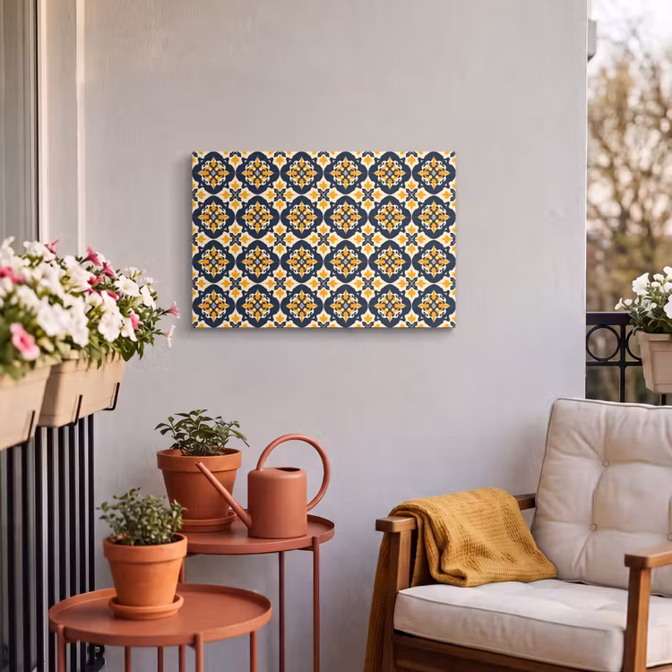 Buiten canvas - Patroon - Siertegel - Kleurrijk — 3