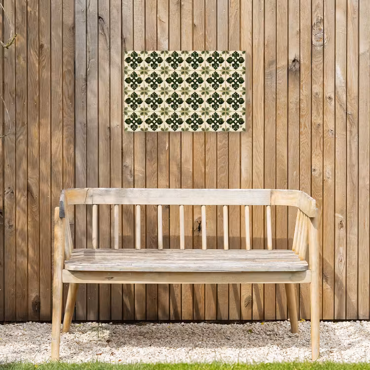 Buiten canvas - Patroon - Tegel - Groen — 3