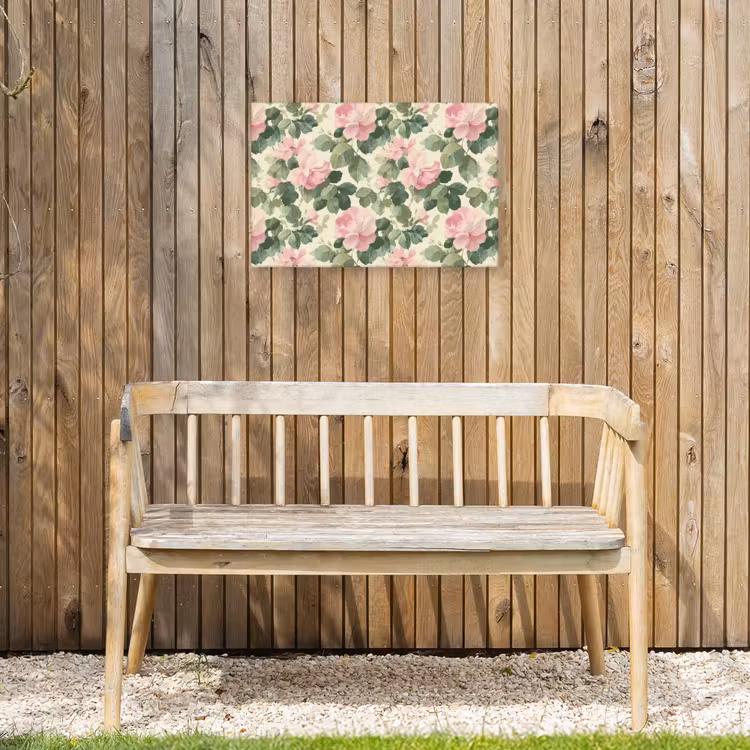 Buiten canvas - Rozen - Botanisch - Roze — 3