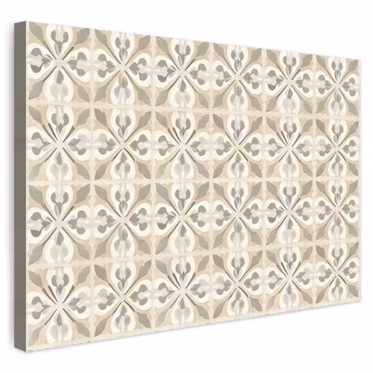 Buiten canvas - Tegel - Motief - Beige — 1